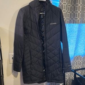Columbia long hood jacket